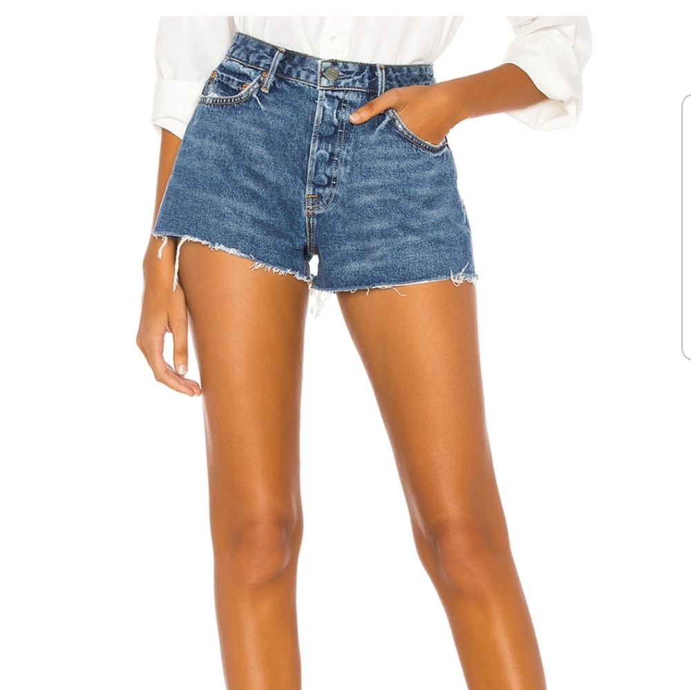 GRLFRND CINDY DENIM SHORTS 28